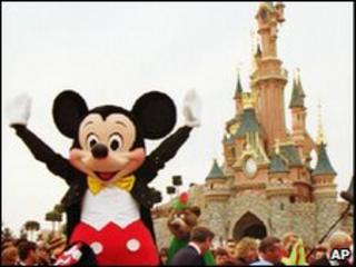 Mickey Mouse at Euro Disney