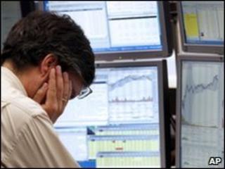 Trader in Frankfurt