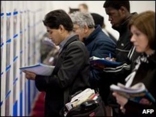 A graduate recruitment fair in London
