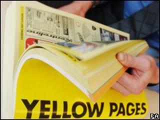 Yellow pages directory