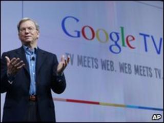 Eric Schmidt at the Google TV launch