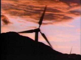 A wind turbine