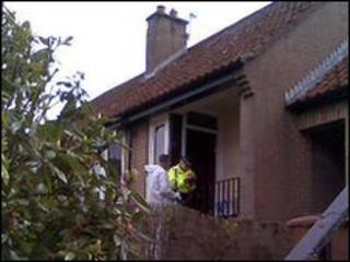 Fatal fire scene