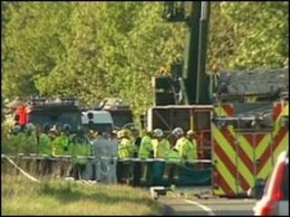 Crash scene
