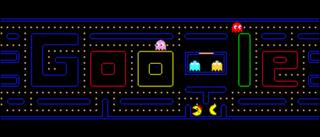Pacman game, Google