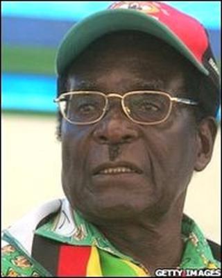 President Robert Mugabe of Zimbabwe