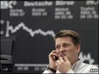 Trader in Frankfurt