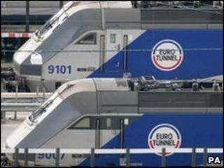 Eurotunnel trains