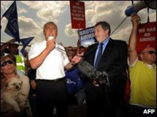Unite joint leaders Tony Woodley and Derek Simpson