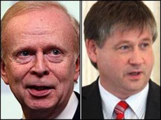 Sir Reg Empey and Basil McCrea