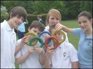 Pupils at Community Games