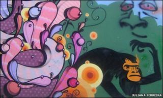 Graffiti art in Sao Paulo. Photo by Juliana Ferreira