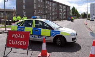 Crash scene