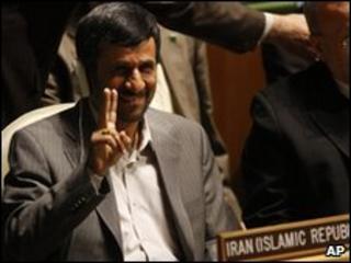 Iranian President Mahmoud Ahmadinejad