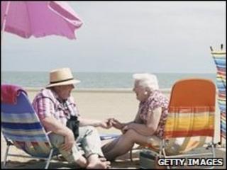 Couple on beach