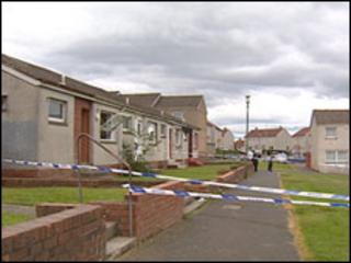 Scene of the fire