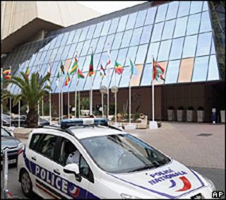 Congress Palace in Nice, southern France - summit venue