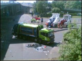 Scene of the crash
