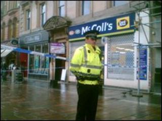 Police officer at scene