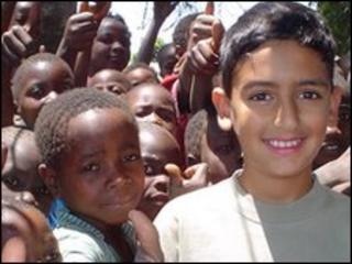Bilaal Rajan in Malawi (photo by UNICEF)