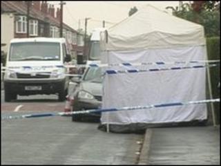 The crime scene