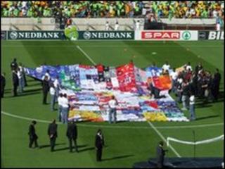Football shirt at stadium