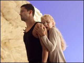 Dominic Cooper and Helen Mirren