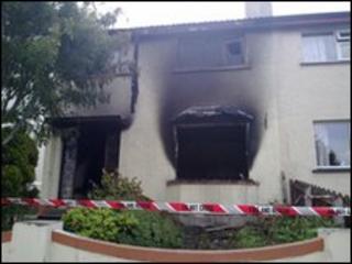 Home burnt out in Strabane