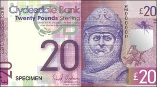 Rober the Bruce on bank note