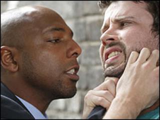 Lucas (l) played by Don Gilet