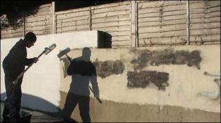 Graffiti replaced