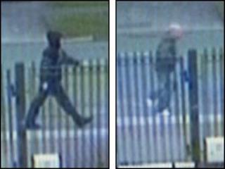 CCTV images of the two men wanted by police