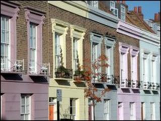 A row of houses