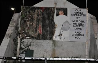 Damaged mural