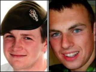 L/Cpl Cochran and Cpl Webster