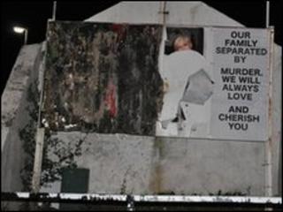 Damaged mural