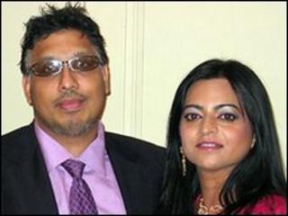 Mahmood Ahmad and wife, Farah