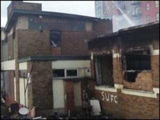 The fire in Sheffield