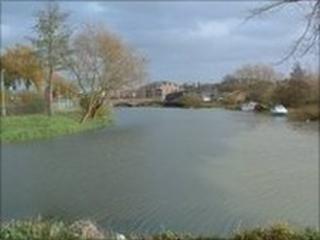 River Nene in Northampton