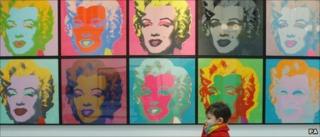 Pop art by Andy Warhol
