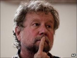 Peter Erlinder in court in Rwanda on 7 June 2010