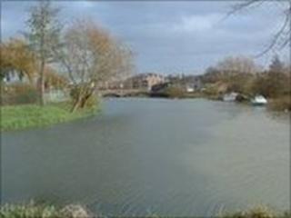 River Nene in Northampton