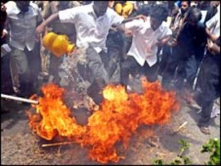 Protests in Madras, 8 June 2010