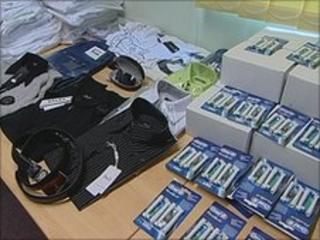 Seized goods
