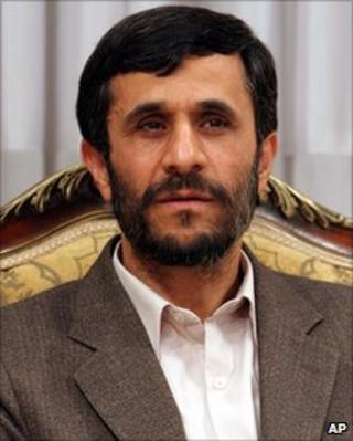 Iranian President Mahmoud Ahmadinejad