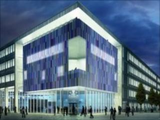 Artist's impression of new Doncaster Council offices