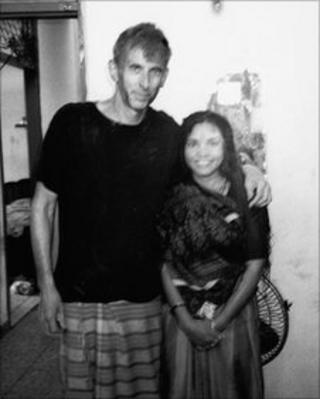 Roy Moxham (left) and Phoolan Devi