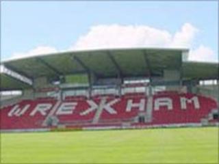 The Racecourse stadium in Wrexham