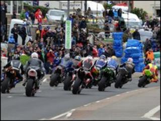 North West 200 motorbikes