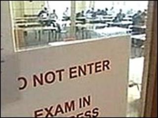 exam sign